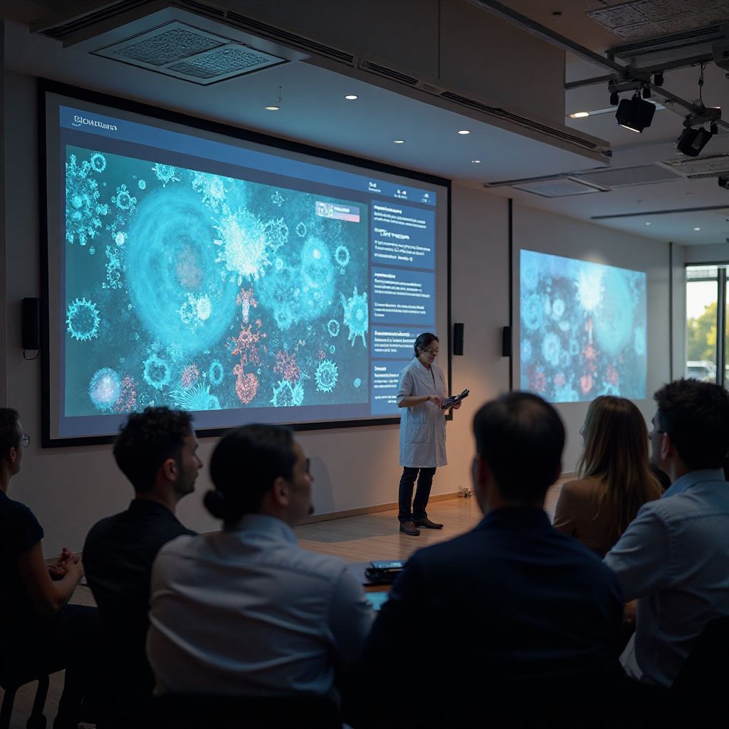 Science conference presentation